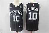 Spurs 10 DeMar DeRozan Black Nike Swingman Jersey,baseball caps,new era cap wholesale,wholesale hats